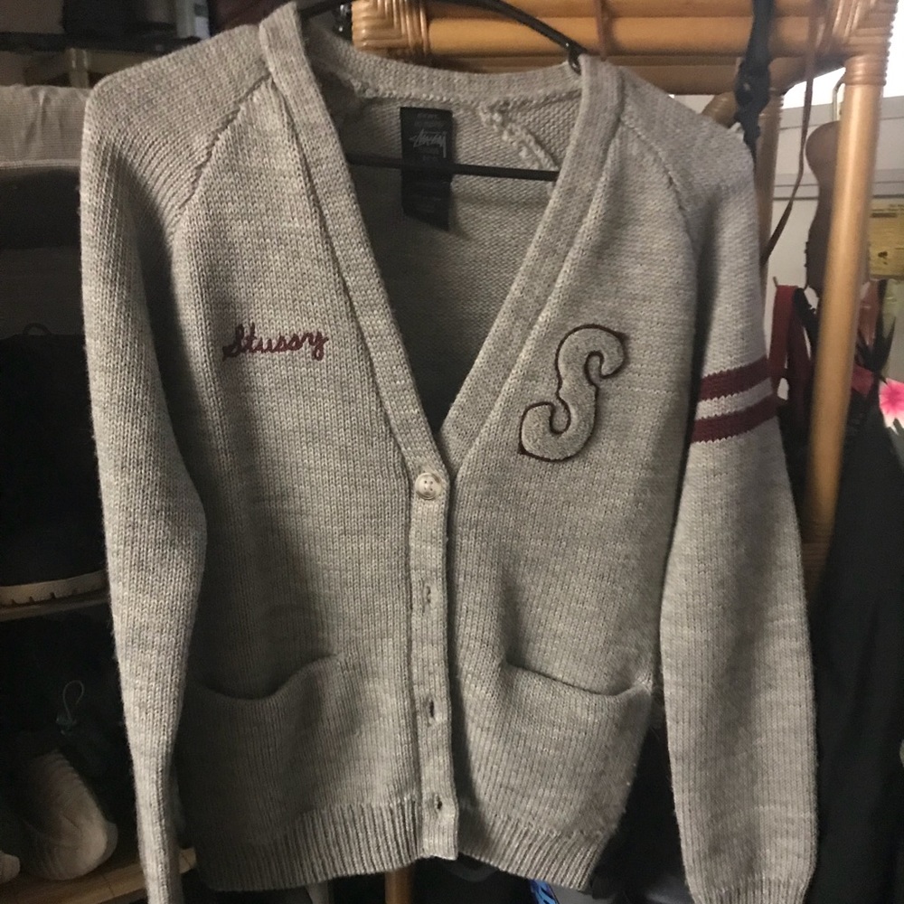Stussy cardigan.